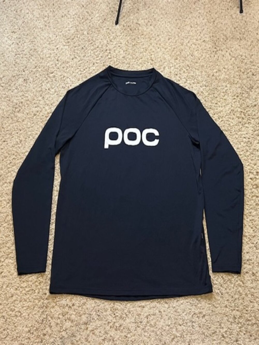 Poc Men Black Reform Enduro Long Sleeve Cycling Jersey Shirt Size XLarge XL EUC